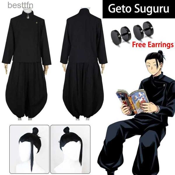 Костюмы аниме geto suguru косплей аниме Jujutsu kaisen geto Suguru Cosplay Come Black School Formin