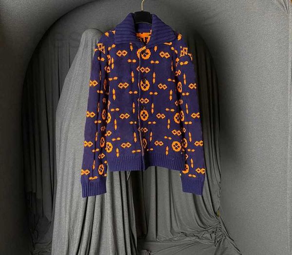 Erkek Sweaters Popüler Lüks Tasarımcı Yeni Erkek ve Kazak Erkekler Klasik Sıradan Fermuar Sonbahar Kış Giysileri S Üst Örgü Gömlek Ceket Giysileri 8axz