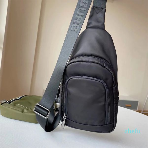 2023-Sacs de créateurs Hommes Bandoulière Hommes Casual Sportif Sacs à bandoulière Mâle Poitrine Pack Taille Sac de luxe Messenger Mode Sac à main Toile