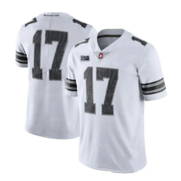 Camisas de futebol americano universitário personalizadas do Ohio State Buckeyes Marvin Harrison Jr.Tuimoloau Emeka Egbuka Kyle 109