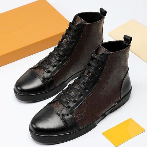 2023 Yeni Erkekler Sıradan Ayakkabı Butik Erkek Spor ayakkabıları Ins Moda Deri Sıradan Ayakkabı Eski Desen 123546
