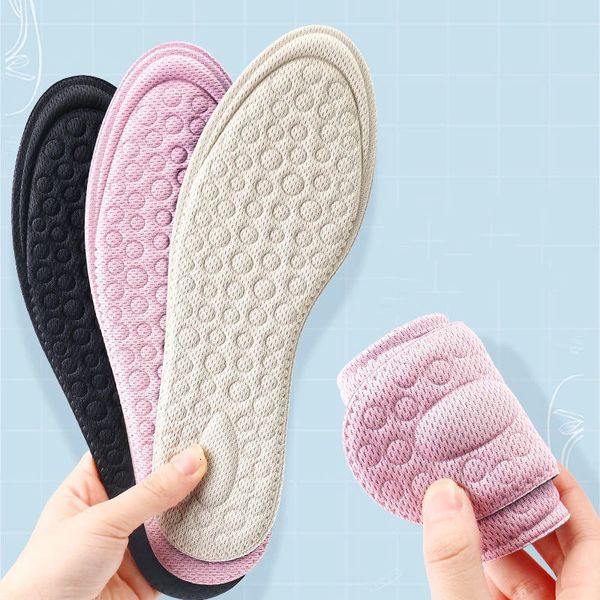 Acessórios para peças de sapatos Acelando palmilha EVA Memória Espôs respiráveis Massagem Conforto para mulheres Sapatos Cuidado com os pés INSERIR 231031