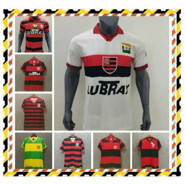 qqq8 Top Vintage Cr 2009 1995 Flamengo Soccer Flamenco 1988 1990 1982 Retro Camisa De Futebol Герреро Диего Джерси