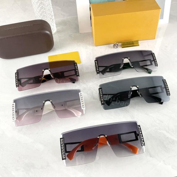 Óculos de sol polarizados femininos óculos de sol de luxo óculos de sol UV Protection Óculos de sol sem gradiente HD lentes marinhas coloridas bonitas e elegantes