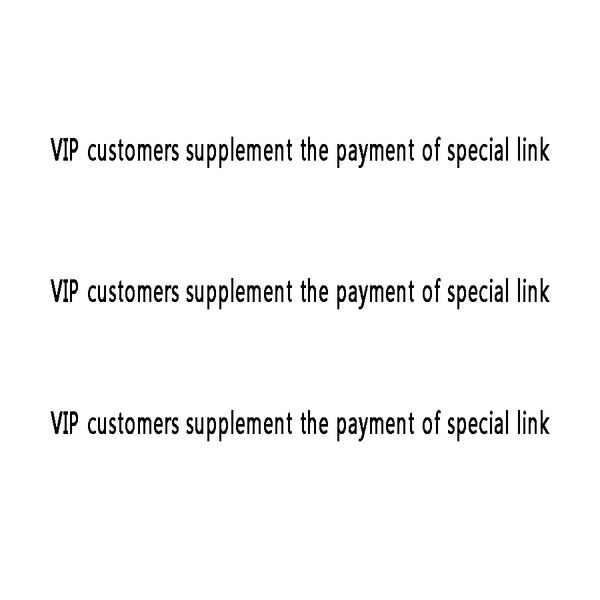 VIP-Kunden ergänzen die Zahlung mit einem speziellen Link (30 g).