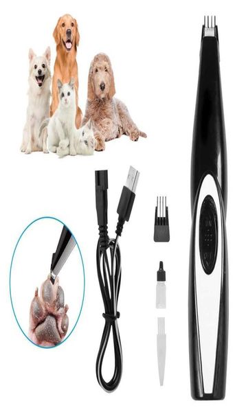Cortauñas eléctrico para pelo de perros y gatos, cortador de garras y patas, cortador de pelo para acicalamiento de poco ruido, máquina afeitadora 7020114