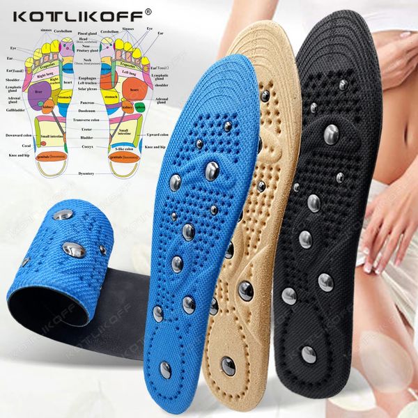 Schuhteile Zubehör Magnet Massage Fuß Akupressur Einlegesohle Weiche Atmungsaktive Sportkisseneinsätze Schweißabsorbierende Deodorant Einlegesohle Schuhpolster Unisex 231031