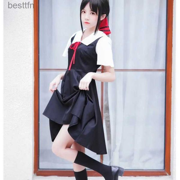 Costumi anime Anime Shinomiya Kaguya Cosplay Come Kaguya-Sama Love Is War Fujiwara Chika Parrucche Anime Abiti da donna Halloween ComeL231101