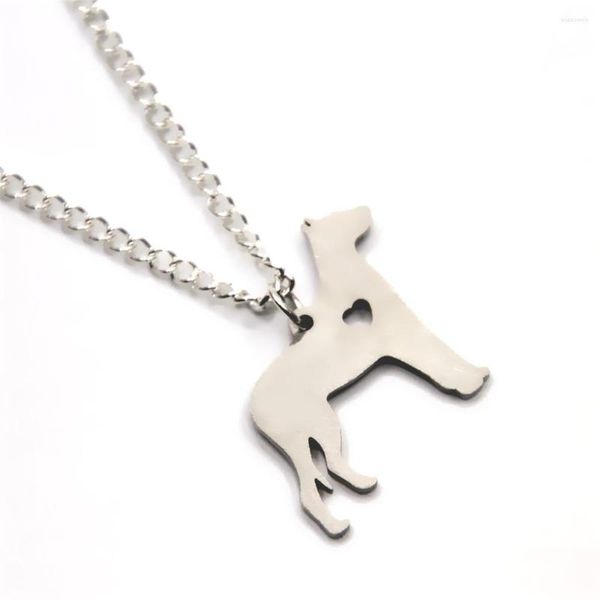 Catene Great Dane Dog Collana Charm Cuore Cute Pet I Love Dogs Ciondolo Bangle Portachiavi Segnalibro