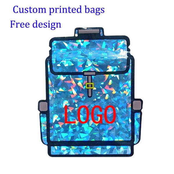 Impressão digital bolsas impressas personalizadas mylar bolsas mylar saco com seu design