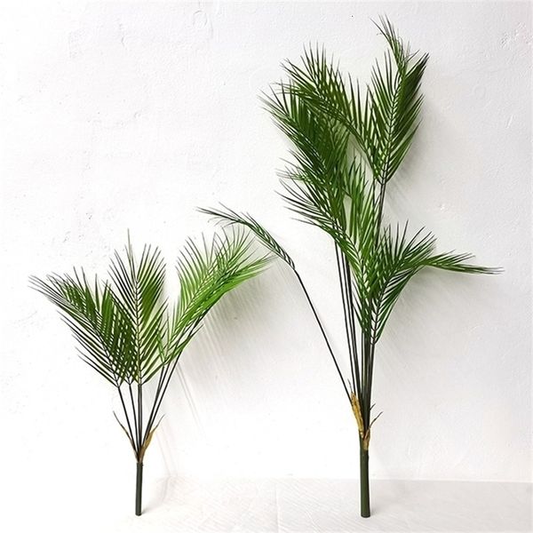 Weihnachtsdekorationen, 1 Stück, große künstliche Palme, tropische Pflanzen, Zweig, Kunststoff, gefälschte Blätter, grüne Monstera, Weihnachten, Haus, Garten, Raumdekoration 231030