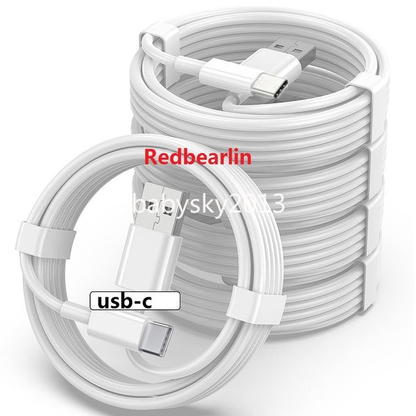 Cavi di ricarica rapida tipo C da 1M 3FT 2M 6FT Cavo micro USB USB-C per Samsung Galaxy S8 S10 S20 Xiaomi Huawei B1