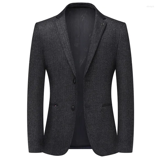 Ternos masculinos de alta qualidade blazer estilo italiano elegante moda simples negócios casual cavalheiro vestir casaco profissional wear