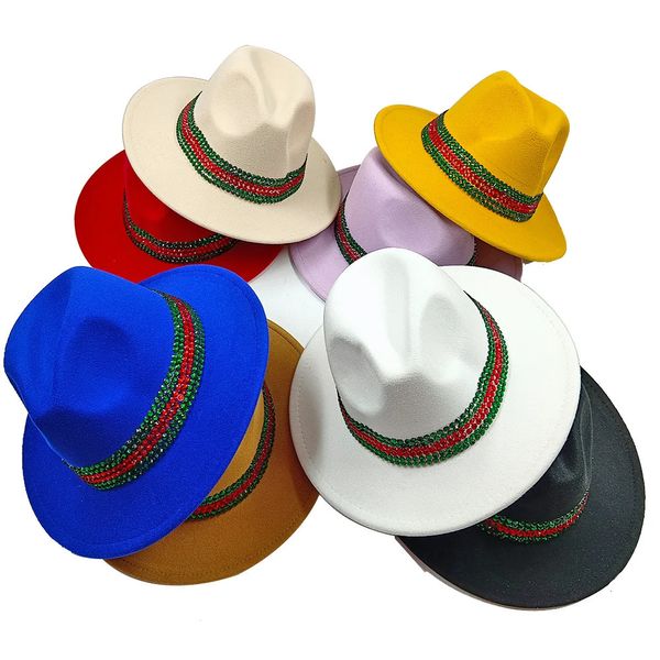 Cappelli a tesa larga Secchio Cappello Fedora rosa Trapano Donna Uomo Fedora di alta qualità Cappellino da cowboy Cappello da cowboy Chiesa Panama all'ingrosso 231101