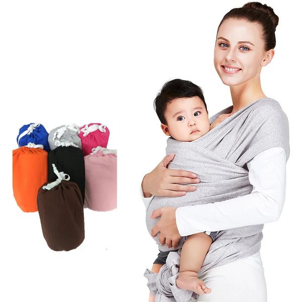 Bolsas de pañales Baby Sling Wrap Babyback Correa infantil ergonómica para 0-18 meses Gear 231101