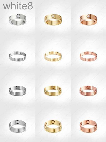 Band Ringe Designer Schraubring Herrenringe Assic Luxus Designer Schmuck Damen Titan Stahl Legierung Vergoldet Gold Silber Rose Nie verblassen Nicht allergisch TDJD