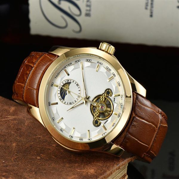 Rellojes Relva o designer caro funcional totalmente automático Mechanical Men's Business Gentlemen's Watch Factory Agent Answer