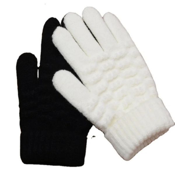 Kinder Fingerhandschuhe Herbst Winter Warme Babyhandschuhe Warme Winterhandschuhe Kinder Stretch Fäustlinge Junge Mädchen Säugling Solide Kinderhandschuhe 815 Jahre 231031