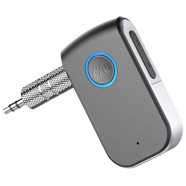 Ricevitore audio wireless vivavoce Bluetooth per auto in linea A16 Altoparlante cordless di aggiornamento compatibile con dispositivi con porta audio da 3,5 mm