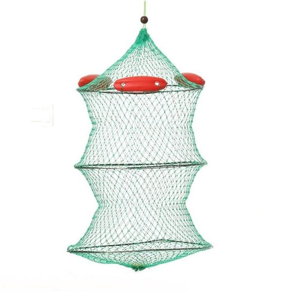 Acessórios de pesca Rede de pesca equipamento dobrado armadilha portátil gaiola acessórios de barco três bola flutuante rede de fundição 220812 gota Deli Dhuox