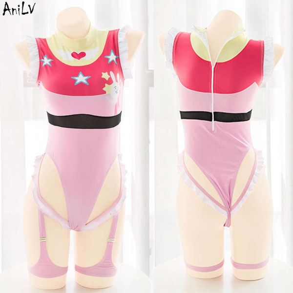 Cosplay Ani Anime giapponese OSHI NO KO Hoshino Ai Tuta rosa Costume da bagno Costumi Cosplay