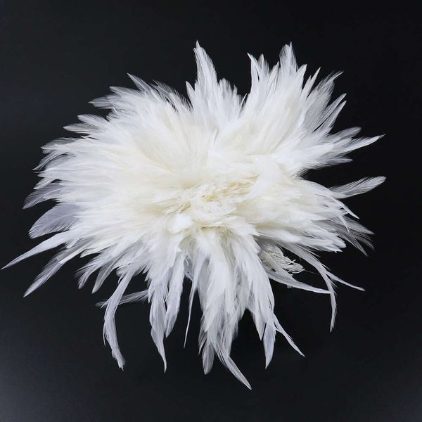 Plumas de sela de galo natural branco 4-6 Polegada penas hackle 1000 pçs/lote para jóias diy dreamcather brinco decoração