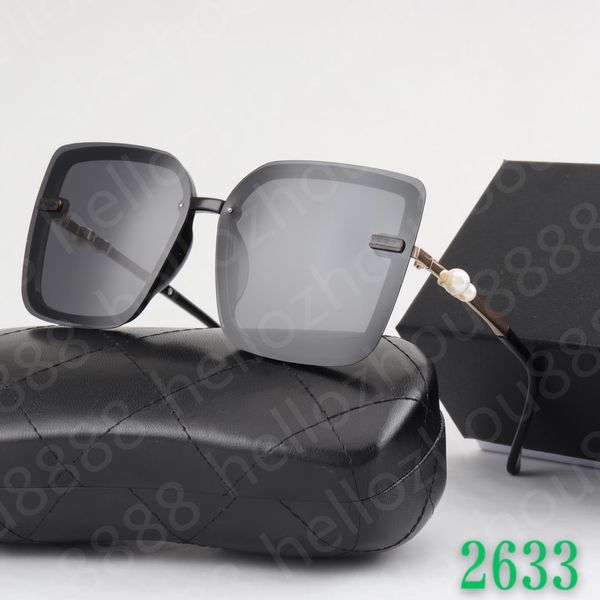 Occhiali da sole di lusso firmati da donna 2633 Square Designer da donna Occhiali da sole vintage a specchio Superstar Eyewear UV400 2023 nuovi