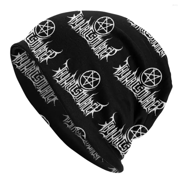 Berets Thy Art Is Murder Logo Beanies Vintage Deathcore Band Skullies Caps Männer Retro Warme Multifunktions-Mütze Strickmütze