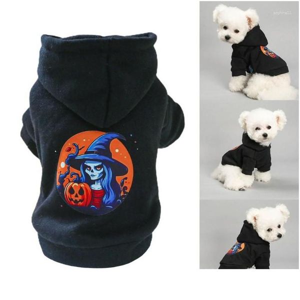 Cão vestuário cão vestuário cães hoodie camisa pequeno médio animal de estimação traje de halloween moletom cachorrinho po roupas 2leg tarambola roupas para gota dhbro