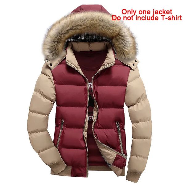 Erkekler Aşağı Parkas Kış Ceket Windbreaker Kapşonlu Ceket Hoodies Parka Coat Dış Giyim Erkekler Giyim Jaqueta Maskulino My132 231031