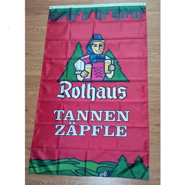 Banner Bandiere Rothaus Brau Beer Flag 3ft * 5ft 90 * 150cm Dimensioni Decorazioni natalizie per la casa Bandiera Banner Indoor Outdoor Decor BER46 231101