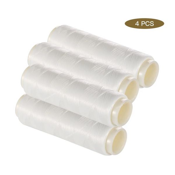 Pacote de 4pcs 200m de alta tração de tração elástica fios de fios marítimos isca de isca de isca de isca de isca de capa para acessórios de pesca de pesca linhas de pesca de pesca de nylon