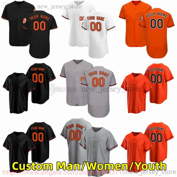 Custom S-6XL Movie College Бейсбол носит сшитые трикотажные изделия 8 CalRipken Jr. 19 ChrisDavis 99 JesusAguilar 16 TreyMancini 12 RougnedOdor Hong Away Jersey