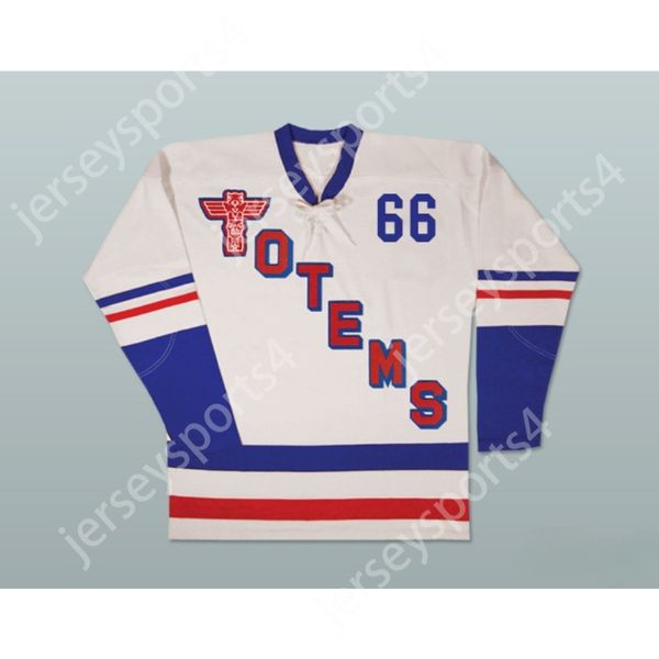 Benutzerdefiniertes SEATTLE TOTEMS OLD SCHOOL HOCKEY JERSEY, NEU, JEDE GRÖSSE ODER SPIELER, oben genäht S-M-L-XL-XXL-3XL-4XL-5XL-6XL