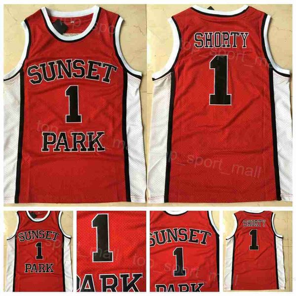 Filmler Fredo Starr Sunset Park 1 Kısa Basketbol Formaları Erkekler Üniversite Üniversitesi Gömlek Forcular İçin UNLORYABİLİR SÜRÜÇLER SAF PAMON TAKIM RENK KIRMIZI SATIŞ NCAA
