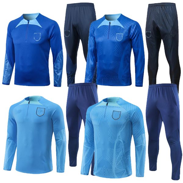 2023 Mead Ygl Tracksuit Jerseys Soccer Half Pull Kane Sterling Rashford Sancho Suits Куртка Grealish Mount Foden Saka Chandal Training Sports Wear