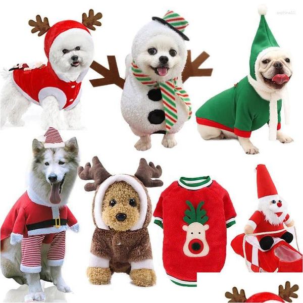 Hundebekleidung Hundebekleidung Cartoon-Kleidung Halloween-Kostüme Hunde Katzen Hoodies Chihuahua Wintermantel Haustierkleidung Kleine Katzen Weihnachten Dr Dhnnf