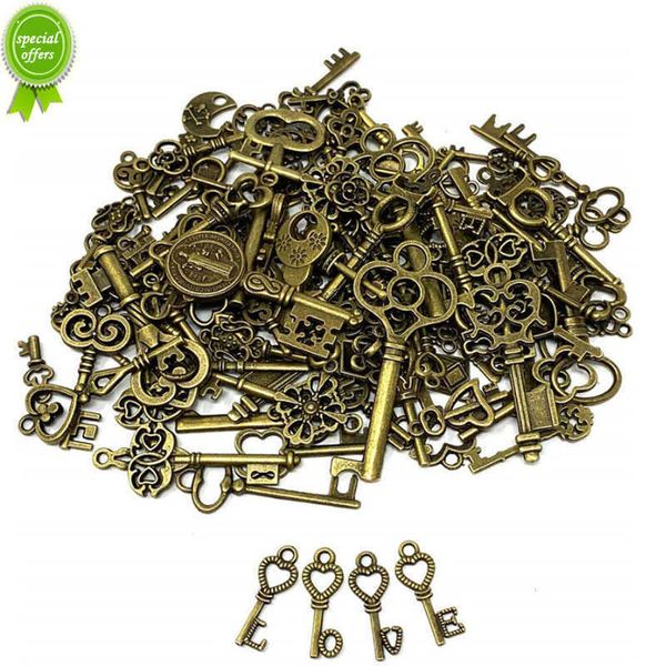 Novo 125pcs de metal vintage misto color