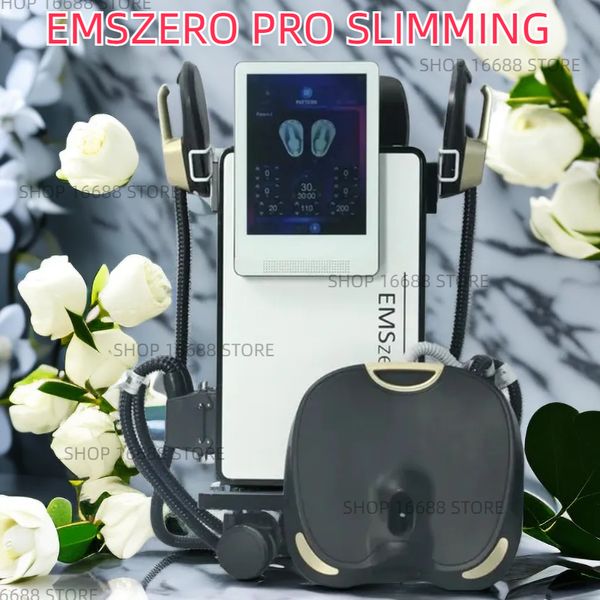 2023 EMSzero PRO ПОХУДЕНИЕ EMS BODY SCULPTING 200HZ 4/5 РУЧКИ 6500W 15 МАШИНА TESLA ВЫСОКОКАЧЕСТВЕННЫЙ САЛОН SCULPT EMSLIM HEALTH MACHINE CE/ROHS