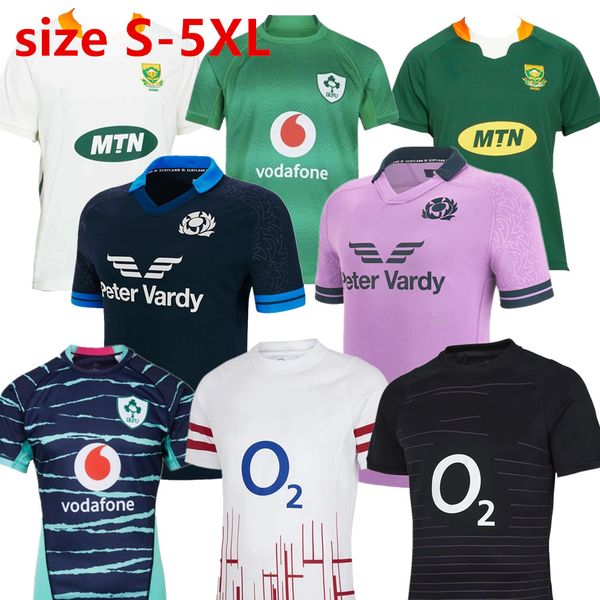 2023 Top Irland-Rugby-Trikot 22 23 Schottland Englisch Südengland UK Afrikanisches Heim-Auswärts ALTERNATIVES Afrika-Rugby-Trikot Größe S-5XL