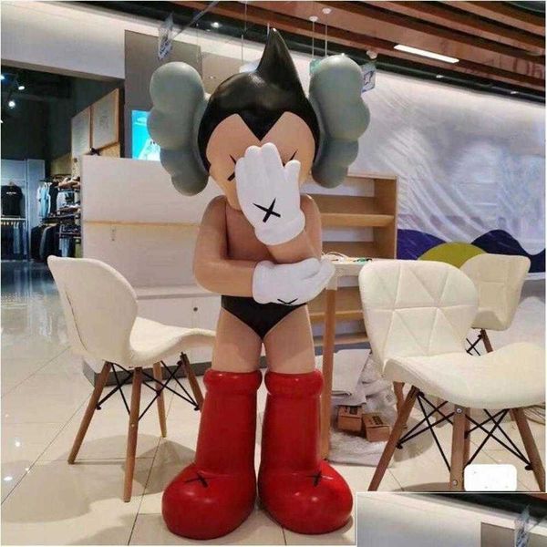 Arti e mestieri Giochi cinematografici 32 cm 0,5 kg Astro Boy Statua Cosplay Alta figura di azione in PVC Decorazioni di modello Giocattoli Regali di consegna di goccia Figure Dh4xq Dhch6S46X