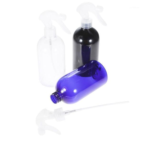 Attrezzature per l'irrigazione 1pz 500ml Spray Bottiglia di plastica Trasparente / Blu / Nero Pressione della mano Bollitore Gradon Strumenti Pianta Self Pot Mini Sprayer Can1