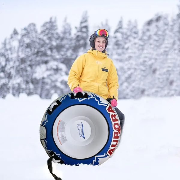 Robustes, aufblasbares Schneeschlittenrohr zum Rodeln mit Nylonhülle für 1 Fahrer 231101