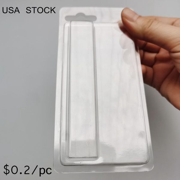 Embalagem de caneta Vape descartável 1.0ml 2.0ml 5.0ml Pacote clamshell para caneta vaporizadora vazia 800pcs / case EUA armazém cigarros eletrônicos