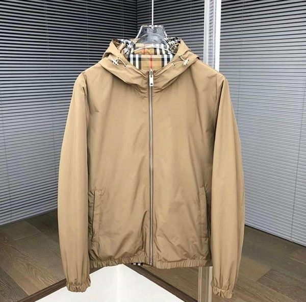 Männer Oberbekleidung Mäntel Herren Jacke Frühling Herbst Outwear Windjacke Reißverschluss Kleidung Jacken Mantel Draußen kann Sport Herrenbekleidung L-5XL A-03