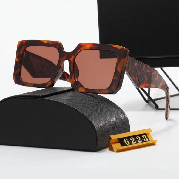 Weiße Designer-Sonnenbrille für Herren, großer quadratischer Rahmen, luxuriöses Design mit Logo, Brillen, UV400, gute Sonnenbrille für Partyfahrten