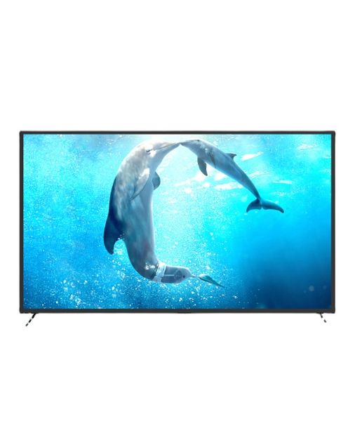 Neues Modell Großer Fernseher Smart LED 4K Fernseher 75 Zoll Ultra High Flat Screen Android Betriebssystem LCD 4K