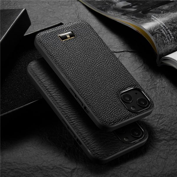 Patrón trenzado Vogue Phone Case para iPhone 14 13 12 11 Pro Max Samsung Galaxy S23 Ultra S22 Plus S21 Business Slim Full Protective Lychee Grain Leather Shell Anti-caída