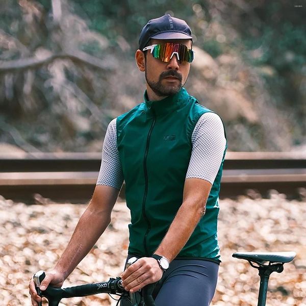 Jackets de corrida Lameda Cycling Vest Roupas de bicicleta Homens Mulheres Windbreaker Bike Jacket Windshield Ventos curtos para a montanha de estrada Summer