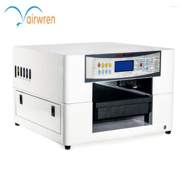 Airwren A3 Tamanho UV LED Printer de mesa com sistema de resfriamento de água Digital Jet Machine para picks de guitarra Bola de golfe